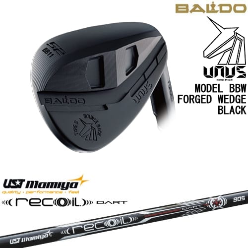 【OVDカスタム】BALDO UNUS MODEL BBW ウェッジ ウヌス ブラック[WD]バルドBALDO Recoil DART リコイルダートUSTマミヤmamiya【左(レフティ)は3月末発売予定】