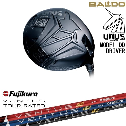 【OVDカスタム】BALDO UNUS MODEL DD ドライバー ウヌス[DW]バルドBALDO フジクラ VENTUS TR ブルー ブラック レッド ベンタス
