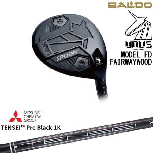 【OVDカスタム】BALDO UNUS MODEL FD フェアウェイウッド ウヌス[FW]バルドBALDO TENSEI Pro Black 1K テンセイプロブラック1K 三菱ケミカル