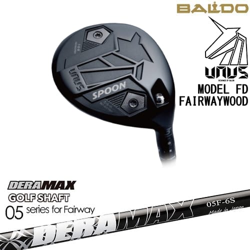 【OVDカスタム】BALDO UNUS MODEL FD フェアウェイウッド ウヌス[FW]バルドBALDO DERA MAX GOLF SHAFT 05 for FAIRWAY デラマックス