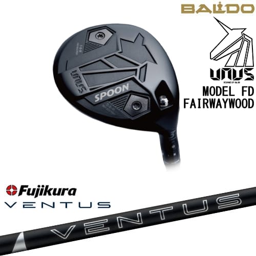 【OVDカスタム】BALDO UNUS MODEL FD フェアウェイウッド ウヌス[FW]バルドBALDO 24 VENTUS BLACK ベンタス ブラック フジクラ Fujikura