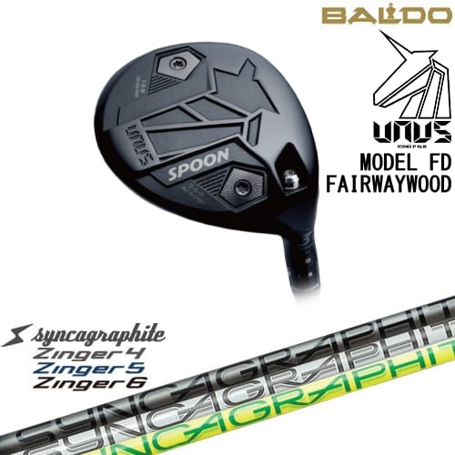 【OVDカスタム】BALDO UNUS MODEL FD フェアウェイウッド ウヌス[FW]バルドBALDO Zinger SHAFT for DRIVER ジンガー シンカグラファイト
