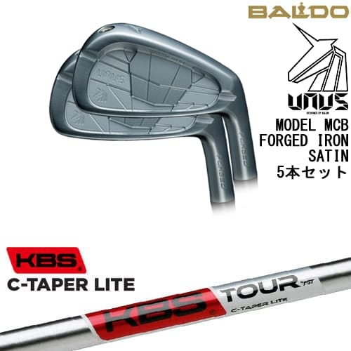 BALDO UNUS MODEL MCB フォージドアイアン5本set(6I-PW) ウヌス サテン[6P]バルドBALDO KBS C-TAPER LITE シーテーパー ライト【左(レフティ)は3月末発売予定】｜カスタムクラブ工房 OVDGOLF
