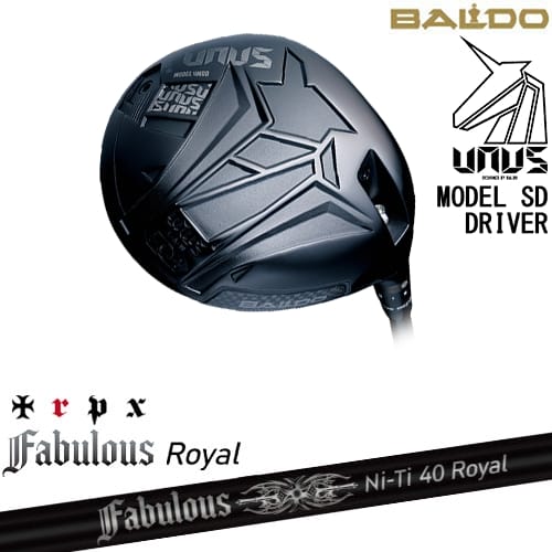 BALDO UNUS MODEL SD ドライバー ウヌス[DW]バルドBALDO Fabulous Ni-Ti 40 Royal ファビラスロイヤル TRPX