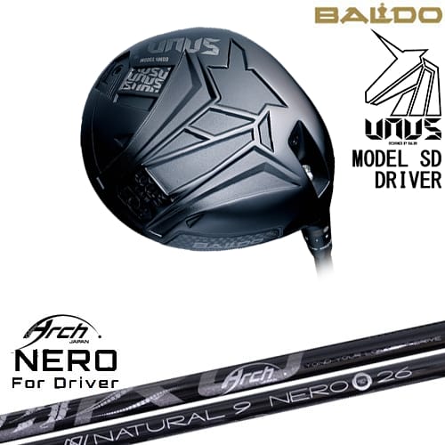 BALDO UNUS MODEL SD ドライバー ウヌス[DW]バルドBALDO For Driver NEROネロ ARCH GOLF アーチゴルフジャパン｜カスタムクラブ工房 OVDGOLF