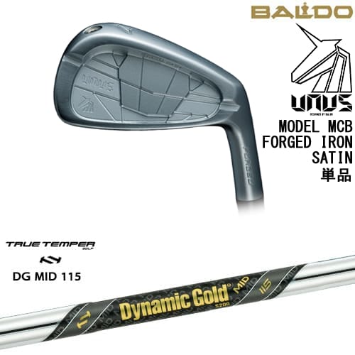 【OVDカスタム】BALDO UNUS MODEL MCB フォージドアイアン単品(5I/GW) ウヌス サテン[IR]バルドBALDO Dynamic Gold MID 115 TRUE TEMPERトゥルーテンパー【左(レフティ)は3月末発売予定】