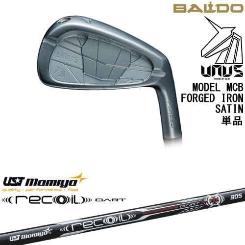 【OVDカスタム】BALDO UNUS MODEL MCB フォージドアイアン単品(5I/GW) ウヌス サテン[IR]バルドBALDO Recoil DART リコイルダートUSTマミヤmamiya【左(レフティ)は3月末発売予定】