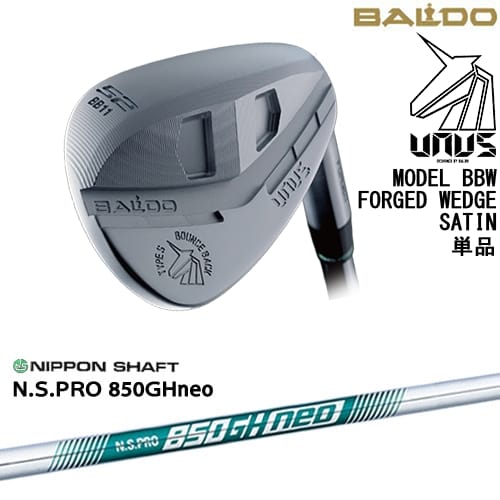 【OVDカスタム】BALDO UNUS MODEL BBW ウェッジ ウヌス シルバー[WD]バルドBALDO N.S.PRO 850GH neo 日本シャフト【左(レフティ)は3月末発売予定】