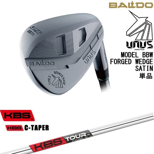 【OVDカスタム】BALDO UNUS MODEL BBW ウェッジ ウヌス シルバー[WD]バルドBALDO KBS C-TAPER【左(レフティ)は3月末発売予定】