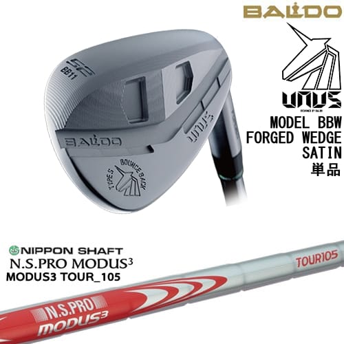 【OVDカスタム】BALDO UNUS MODEL BBW ウェッジ ウヌス シルバー[WD]バルドBALDO N.S.PRO MODUS3 TOUR 105 日本シャフト【左(レフティ)は3月末発売予定】