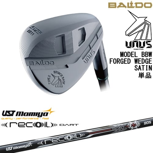 【OVDカスタム】BALDO UNUS MODEL BBW ウェッジ ウヌス シルバー[WD]バルドBALDO Recoil DART リコイルダートUSTマミヤmamiya【左(レフティ)は3月末発売予定】