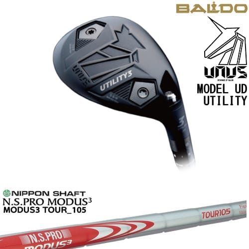 【OVDカスタム】BALDO UNUS MODEL UD ユーティリティ ウヌス[UT]バルドBALDO N.S.PRO MODUS3 TOUR 105 日本シャフト【左(レフティ)は3月末発売予定】