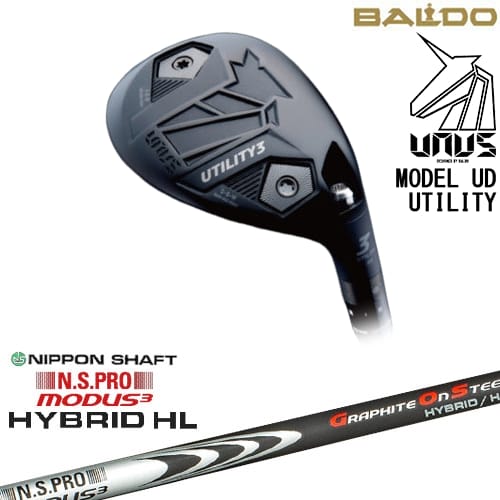【OVDカスタム】BALDO UNUS MODEL UD ユーティリティ ウヌス[UT]バルドBALDO N.S.PRO MODUS3 HYBLID HL モーダスハイブリッド日本シャフト【左(レフティ)は3月末発売予定】