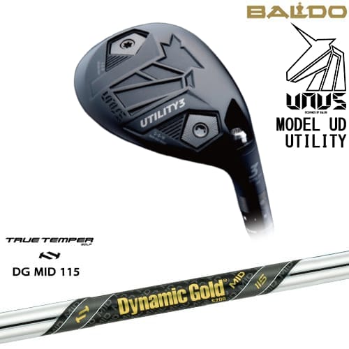 【OVDカスタム】BALDO UNUS MODEL UD ユーティリティ ウヌス[UT]バルドBALDO Dynamic Gold MID 115 TRUE TEMPERトゥルーテンパー【左(レフティ)は3月末発売予定】
