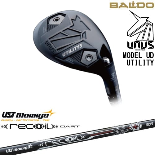 【OVDカスタム】BALDO UNUS MODEL UD ユーティリティ ウヌス[UT]バルドBALDO Recoil DART リコイルダートUSTマミヤmamiya【左(レフティ)は3月末発売予定】