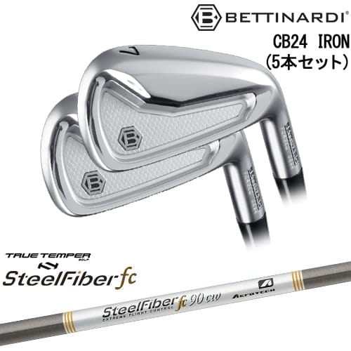 【OVDカスタム】CB24 IRON キャビティバック アイアン5本set(6I-PW)[6P]ベティナルディBETTINARDI スチールファイバーfc(テーパー) SteelFiberTRUE TEMPER｜カスタムクラブ工房 OVDGOLF