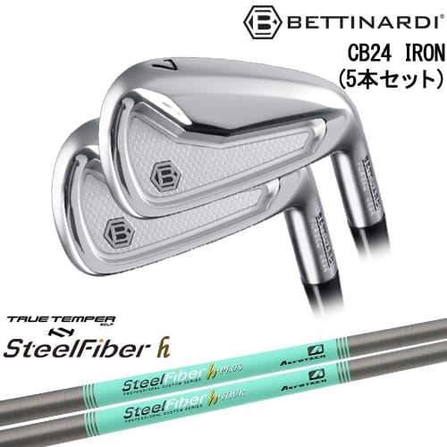 【OVDカスタム】CB24 IRON キャビティバック アイアン5本set(6I-PW)[6P]ベティナルディBETTINARDI スチールファイバーh(パラレル) SteelFiberTRUE TEMPER