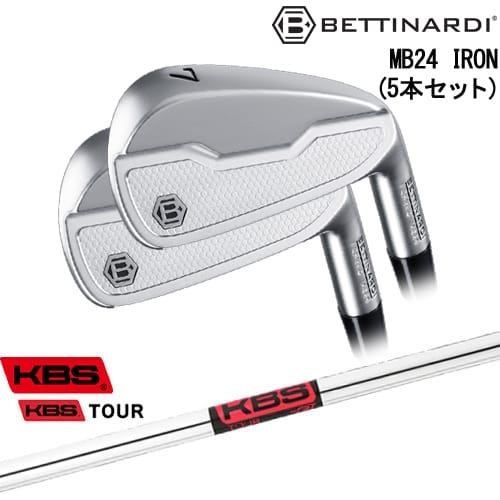 【OVDカスタム】MB24 IRON マッスルバック アイアン5本set(6I-PW)[6P]ベティナルディBETTINARDI KBS TOUR