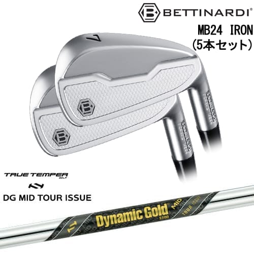 【OVDカスタム】MB24 IRON マッスルバック アイアン5本set(6I-PW)[6P]ベティナルディBETTINARDI Dynamic Gold MID TOUR ISSUE ツアーイシュー TRUE TEMPERトゥルーテンパー