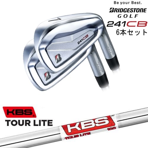 241CB IRON アイアン6本set(5I-PW)[5P]ブリヂストンBRIDGESTONE KBS TOUR LITE(ツアー ライト )