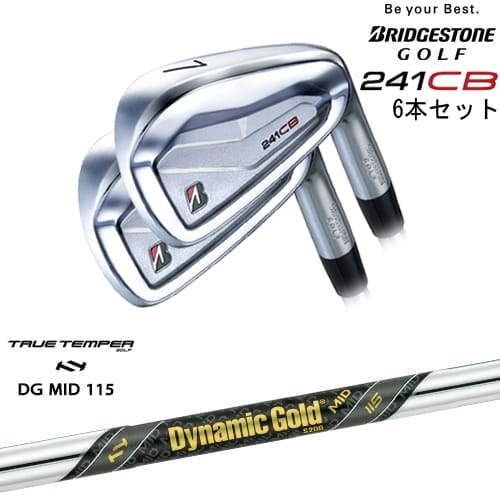 241CB IRON アイアン6本set(5I-PW)[5P]ブリヂストンBRIDGESTONE Dynamic Gold MID 115 TRUE TEMPERトゥルーテンパー