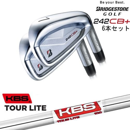 242CB+ IRON アイアン6本set(5I-PW)[5P]ブリヂストンBRIDGESTONE KBS TOUR LITE(ツアー ライト )