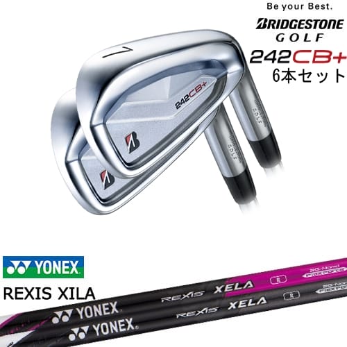 242CB+ IRON アイアン6本set(5I-PW)[5P]ブリヂストンBRIDGESTONE REXIS XELA レクシス キセラ YONEX ヨネックス