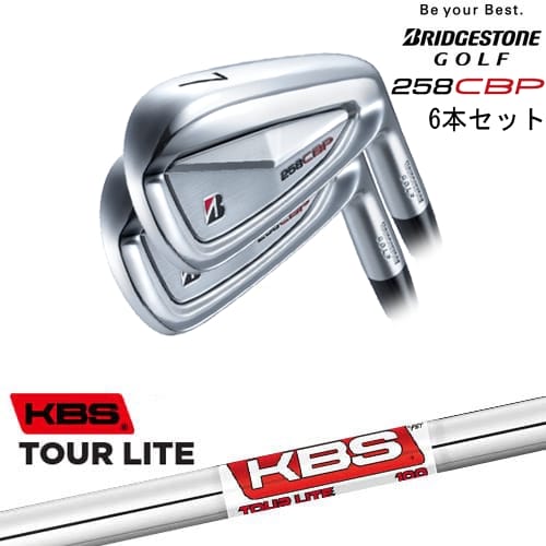 【OVDカスタム】258CBP アイアン6本set(5I-PW)[5P]ブリヂストンBRIDGESTONE KBS TOUR LITE(ツアー ライト ) 87,120円