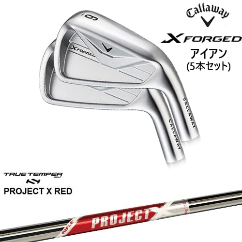 【OVDカスタム】X FORGED アイアン5本set(6I-PW) 2026年モデル[6P]キャロウェイCALLAWAY PROJECT X RED プロジェクトエックスレッド TRUE TEMPER