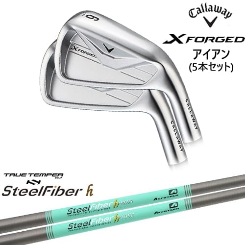 【OVDカスタム】X FORGED アイアン5本set(6I-PW) 2026年モデル[6P]キャロウェイCALLAWAY スチールファイバーh(パラレル) SteelFiberTRUE TEMPER｜カスタムクラブ工房 OVDGOLF