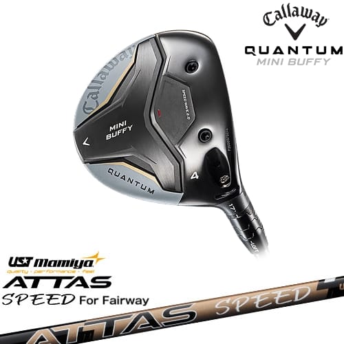 【予約/4月17日発売予定】【OVDカスタム】キャロウェイ QUANTUM BUFFY フェアウェイウッド[FW]キャロウェイCALLAWAY ATTAS SPEED FW アッタススピード USTマミヤ