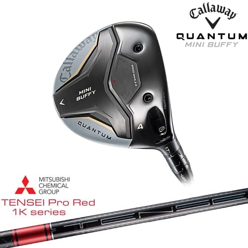 【OVDカスタム】キャロウェイ QUANTUM BUFFY フェアウェイウッド[FW]キャロウェイCALLAWAY TENSEI Pro Red 1Kテンセイプロレッド1K 三菱ケミカル｜カスタムクラブ工房 OVDGOLF