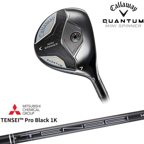 【予約/4月17日発売予定】【OVDカスタム】キャロウェイ QUANTUM SPINNER フェアウェイウッド[FW]キャロウェイCALLAWAY TENSEI Pro Black 1K テンセイプロブラック1K 三菱ケミカル