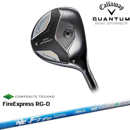 【OVDカスタム】キャロウェイ QUANTUM SPINNER フェアウェイウッド[FW]キャロウェイCALLAWAY FireExpress RG-D ファイヤーエクスプレス コンポジットテクノ｜カスタムクラブ工房 OVDGOLF