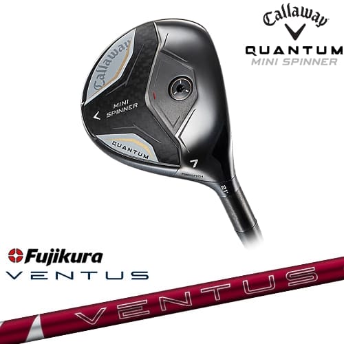 【OVDカスタム】キャロウェイ QUANTUM SPINNER フェアウェイウッド[FW]キャロウェイCALLAWAY 24 VENTUS RED ベンタス レッド フジクラ Fujikura｜カスタムクラブ工房 OVDGOLF