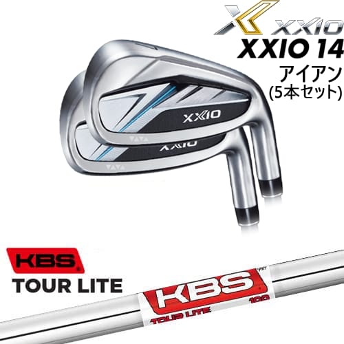 【OVDカスタム】XXIO14 アイアン5本set(6I-PW) セクシオ [6P]ダンロップDUNLOP KBS TOUR LITE(ツアー ライト )