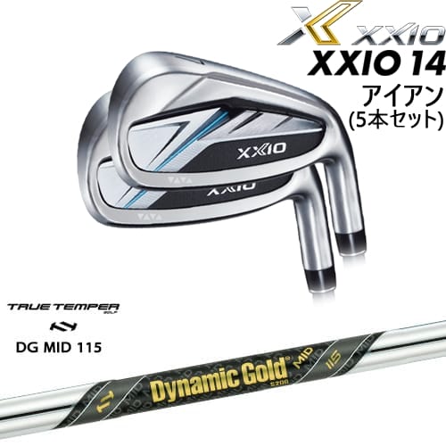 【OVDカスタム】XXIO14 アイアン5本set(6I-PW) セクシオ [6P]ダンロップDUNLOP Dynamic Gold MID 115 TRUE TEMPERトゥルーテンパー｜カスタムクラブ工房 OVDGOLF