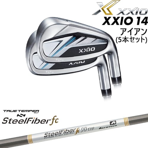 【OVDカスタム】XXIO14 アイアン5本set(6I-PW) セクシオ [6P]ダンロップDUNLOP スチールファイバーfc(パラレル) SteelFiberTRUE TEMPER 90,750円