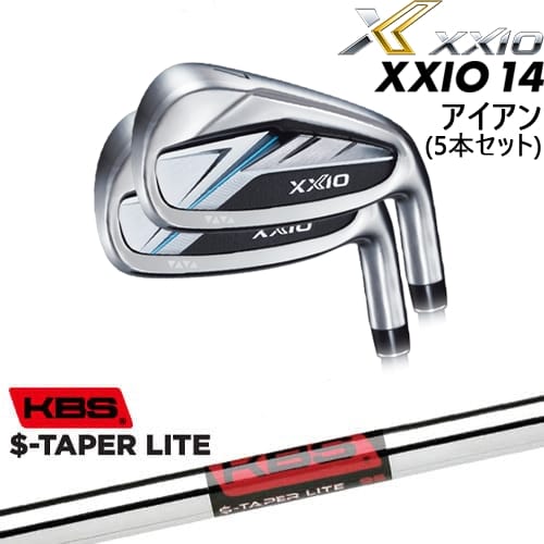 【OVDカスタム】XXIO14 アイアン5本set(6I-PW) セクシオ [6P]ダンロップDUNLOP KBS $-TAPER LITE ( エステーパー ライト )｜カスタムクラブ工房 OVDGOLF 87,725円