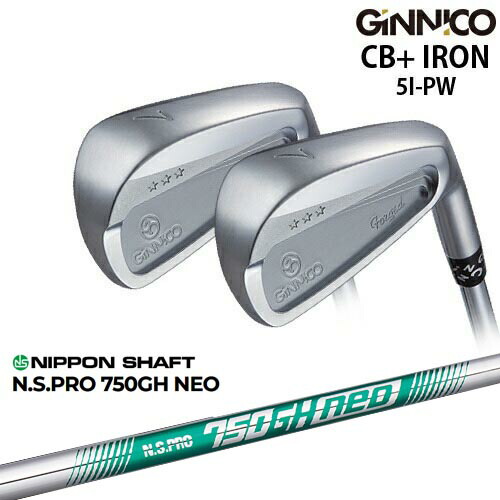 【工房カスタム】GINNICO ジニコ CB+ IRON アイアン 6本set[5P]イオンスポーツEON_SPORTS N.S.PRO 750GH neo 日本シャフト