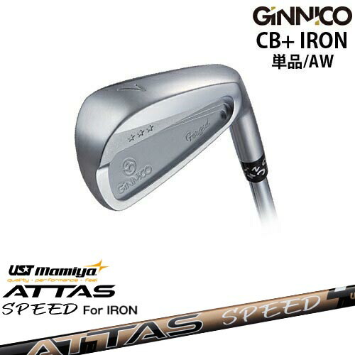 GINNICO ジニコ CB+ IRON アイアン単品（AW）[IR]イオンスポーツEON_SPORTS ATTAS SPEED IR アッタススピード USTマミヤ｜カスタムクラブ工房 OVDGOLF