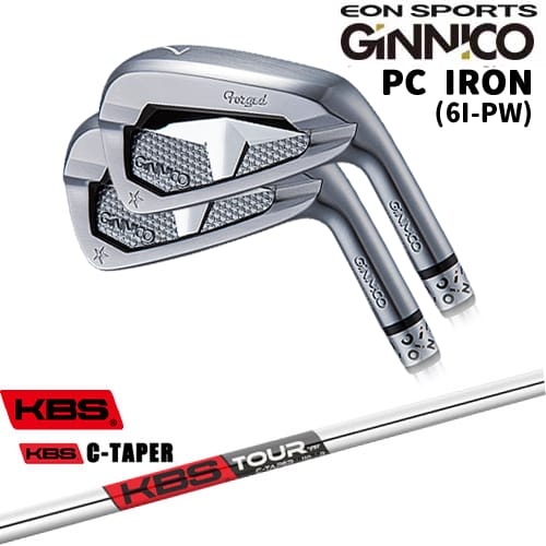 【OVDカスタム】GINNICO ジニコ PC IRON アイアン5本set(6I-PW)[6P]イオンスポーツEON_SPORTS KBS C-TAPER