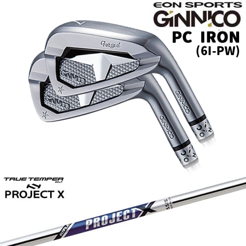 【OVDカスタム】GINNICO ジニコ PC IRON アイアン5本set(6I-PW)[6P]イオンスポーツEON_SPORTS PROJECT XTRUE TEMPERトゥルーテンパー