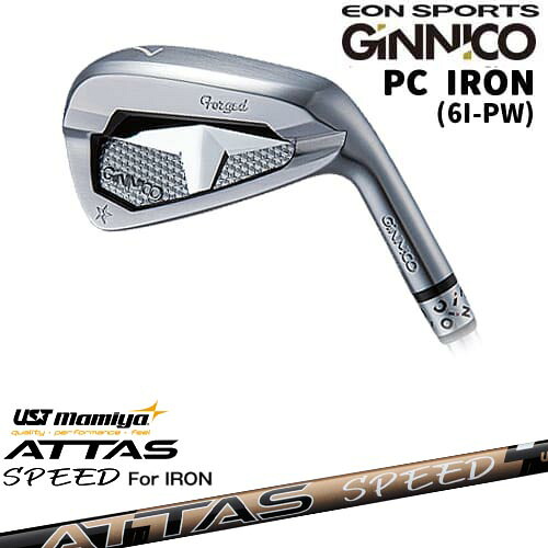 【OVDカスタム】GINNICO ジニコ PC IRON アイアン単品(5I/AW)[IR]イオンスポーツEON_SPORTS ATTAS SPEED IR アッタススピード USTマミヤ｜カスタムクラブ工房 OVDGOLF