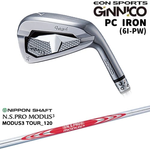 【OVDカスタム】GINNICO ジニコ PC IRON アイアン単品(5I/AW)[IR]イオンスポーツEON_SPORTS N.S.PRO MODUS3 日本シャフト｜カスタムクラブ工房 OVDGOLF