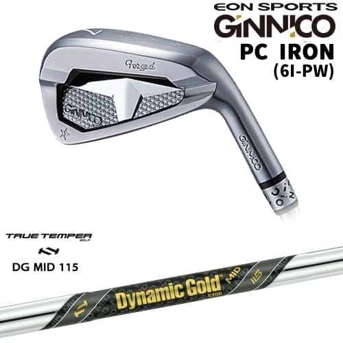 【OVDカスタム】GINNICO ジニコ PC IRON アイアン単品(5I/AW)[IR]イオンスポーツEON_SPORTS Dynamic Gold MID 115 TRUE TEMPERトゥルーテンパー