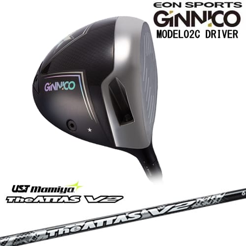 GINNICO MODEL02C DRIVER ジニコ モデル02C ドライバー[DW]イオンスポーツEON_SPORTS The ATTAS V2 ジ・アッタス マミヤmamiya