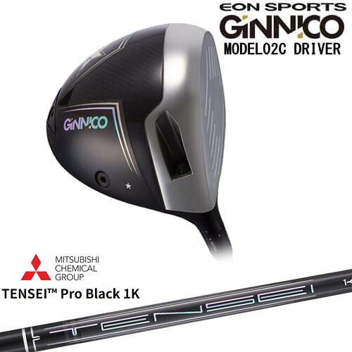 GINNICO MODEL02C DRIVER ジニコ モデル02C ドライバー[DW]イオンスポーツEON_SPORTS TENSEI Pro Black 1K テンセイプロブラック1K 三菱ケミカル