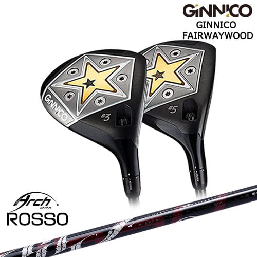 GINNICO FAIRWAYWOOD ジニコ フェアウェイウッド イオンスポーツ EON_SPORTS Natural9 ROSSO ロッソ ARCH GOLF アーチゴルフジャパン|カスタムクラブ工房 OVDGOLF