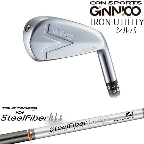 GINNICO IRON UTILITY シルバー アイアン型ユーティリティ [UT]イオンスポーツEON_SPORTS SteelFiber HLS スチールファイバーHLS TRUE TEMPER｜カスタムクラブ工房 OVDGOLF 31,460円
